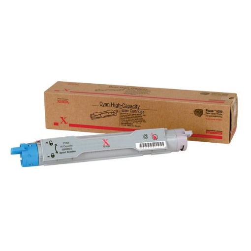 Picture of Xerox 106R00672 (106R672) Cyan Toner Cartridge (8000 Yield)