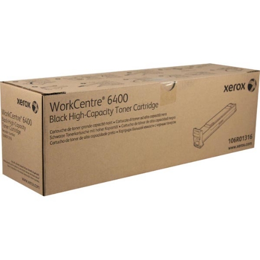 Picture of Xerox 106R01316 Black Toner Cartridge (12000 Yield)