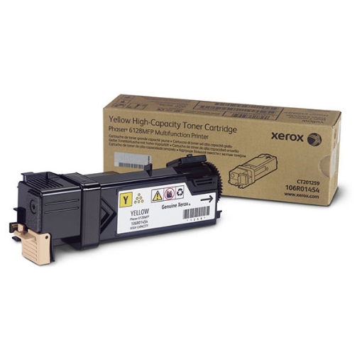 Picture of Xerox 106R01454 Yellow Toner Cartridge (2500 Yield)