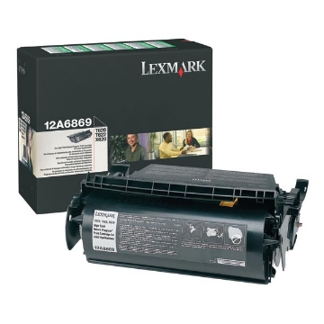 Show details for Lexmark 12A6869 Black Toner Cartridge Picture of Lexmark 12A6869 Black Toner Cartridge