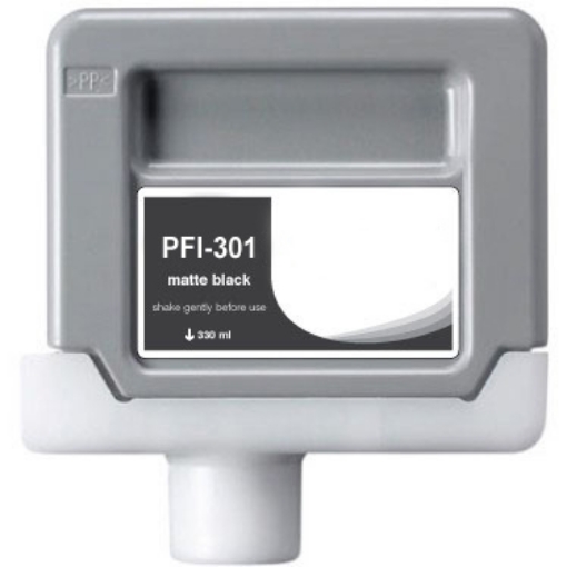 Picture of Compatible 1485B001 (PFI-301MBk) Matte Black Inkjet Cartridge (330 ml)