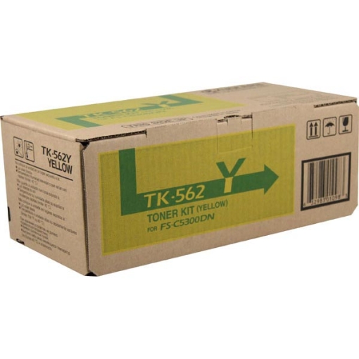 Picture of Kyocera Mita 1T02HNAUS0 (TK-562Y) Yellow Toner Cartridge (10000 Yield)