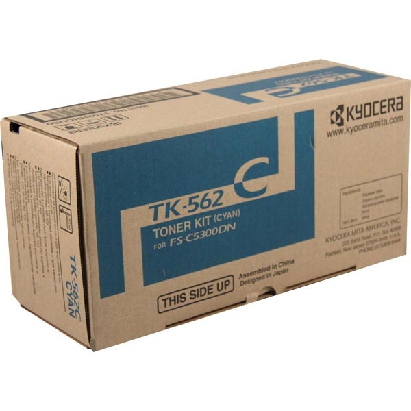 Picture of Kyocera Mita 1T02HNCUS0 (TK-562C) Cyan Toner Cartridge (10000 Yield)