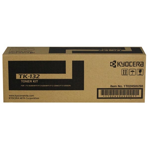 Picture of Kyocera Mita 1T02HS0US0 (TK-132) Black Toner (7500 Yield)
