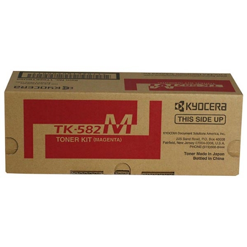 Picture of Kyocera Mita 1T02KTBUS0 (TK-582M) Magenta Toner Cartridge (2800 Yield)