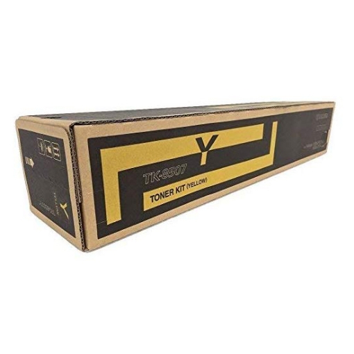 Picture of Kyocera Mita 1T02LCAUS0 (TK8507Y) Yellow Toner Cartridge (20000 Yield)
