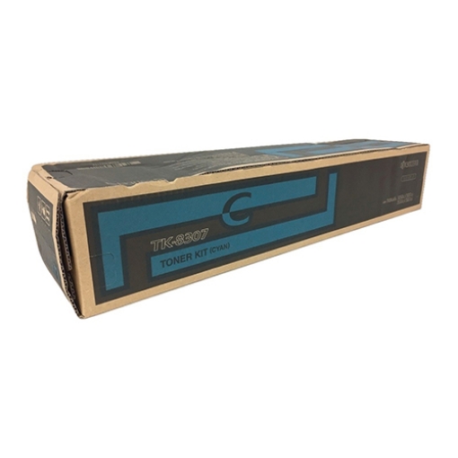 Picture of Kyocera Mita 1T02LKCUS0 (TK-8307C) Cyan Toner Cartridge (15000 Yield)