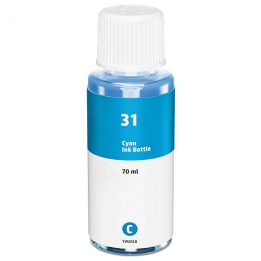Picture of Compatible 1VU26AN (HP 31) Cyan Ink Bottle (8000 Yield)