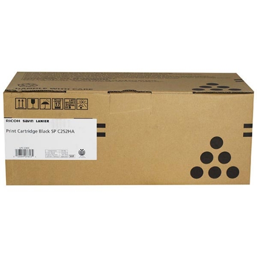 Picture of Ricoh 407653 Black Toner Cartridge (6500 Yield)