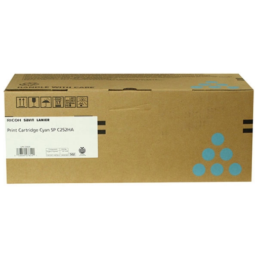 Picture of Ricoh 407654 Cyan Toner Cartridge (6000 Yield)