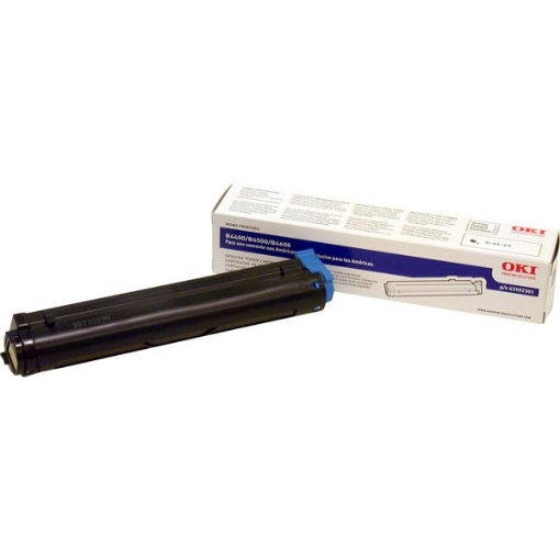 Picture of Okidata 43502301 Black Toner Cartridge (3000 Yield)