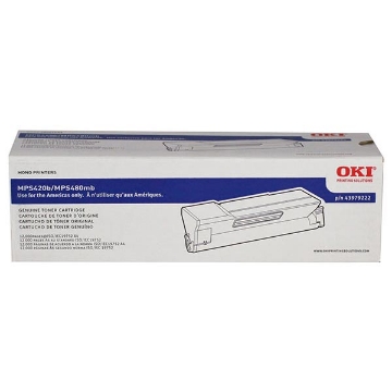 Show details for Okidata 43979222 Black Toner (12000 Yield) Picture of Okidata 43979222 Black Toner (12000 Yield)