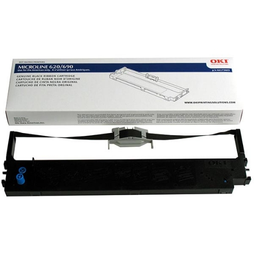 Picture of Okidata 44173403 Characters Black Ribbon Cartridge (12/Box) (10,000,000 Characters)