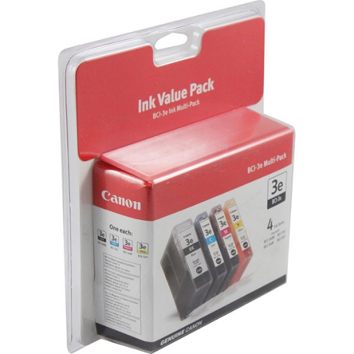 Picture of Canon 4479A230 (BCI-3eB/C) Black & Color Ink Tank (4 pk)