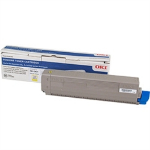 Picture of Okidata 44844509 Yellow Toner Cartridge (10000 Yield)