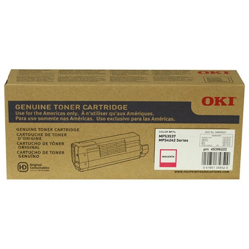 Picture of Okidata 45396222 Magenta Toner (10000 Yield)