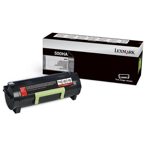 Picture of Lexmark 50F0HA0 (Lexmark #500HA) Black Toner (5000 Yield)