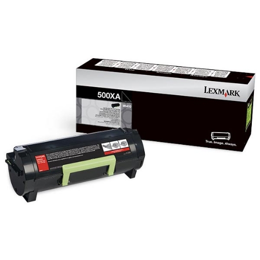Picture of Lexmark 50F0XA0 (Lexmark #501XA) Black Toner (10000 Yield)