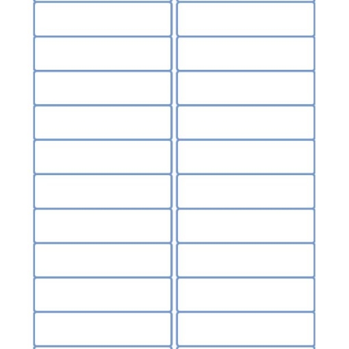 Picture of Compatible 5161 N/A Address Labels (100 sheets per pack) (1" x 4")