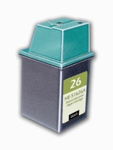 Picture of Compatible 51626A (HP 26) Black Inkjet Cartridge (795 Yield)