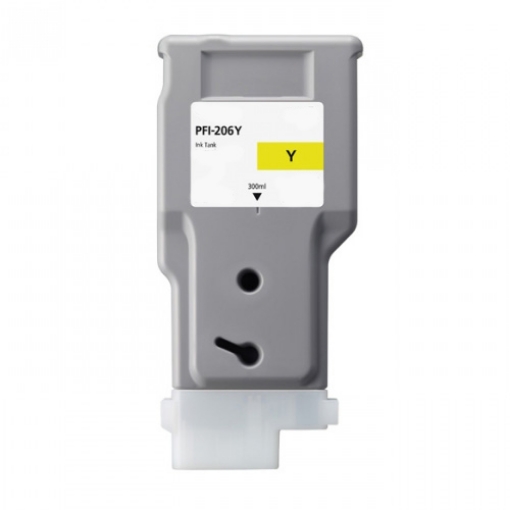 Picture of Compatible 5306B001 (PFI-206Y) Yellow Ink Cartridge (300 ml)