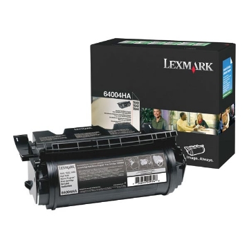 Show details for Lexmark 64004HA Black Print Cartridge (21000 Yield) Picture of Lexmark 64004HA Black Print Cartridge (21000 Yield)