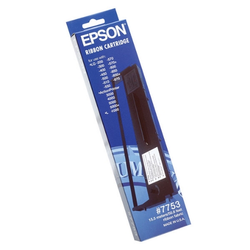 Picture of Epson 7753 Characters Black Printer Ribbon (2,000,000 Characters)