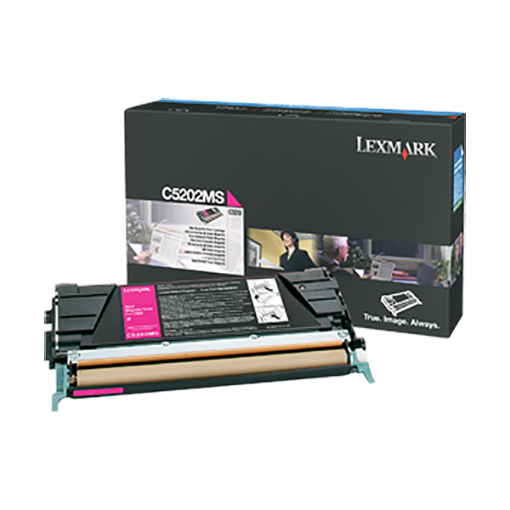 Picture of Lexmark C5202MS Magenta Laser Toner Cartridge (1500 Yield)