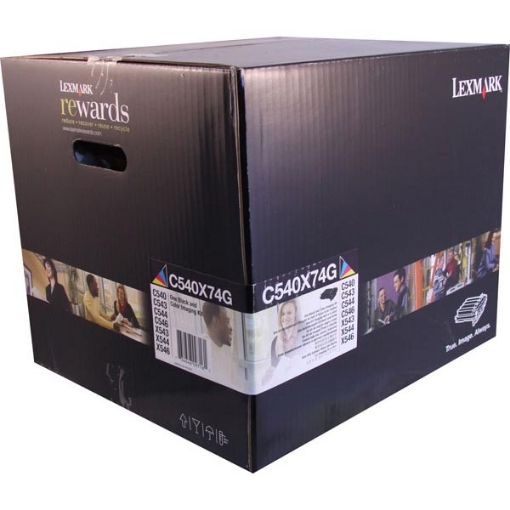 Picture of Lexmark C540X74G Black / Color Imaging Kit (30000 Yield)
