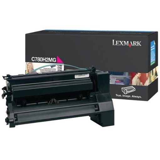 Picture of Lexmark C780H2MG Magenta Print Cartridge (10000 Yield)