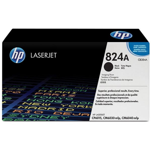 Picture of HP CB384A (HP 824A) Black Drum Cartridge (23000 Yield)