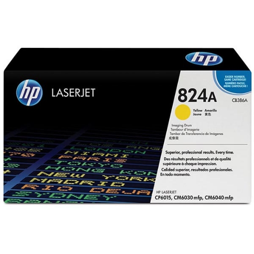Picture of HP CB386A (HP 824A) Yellow Drum Cartridge (23000 Yield)