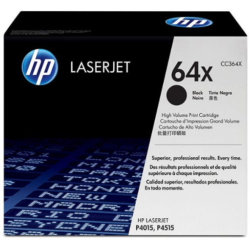 Picture of HP CC364X (HP 64X) High Yield Black Toner Cartridge (24000 Yield)