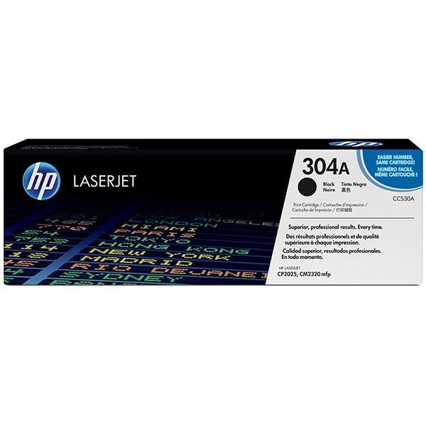 Picture of HP CC530AG (HP 304A) Black ColorSphere Print Cartridge (3500 Yield)