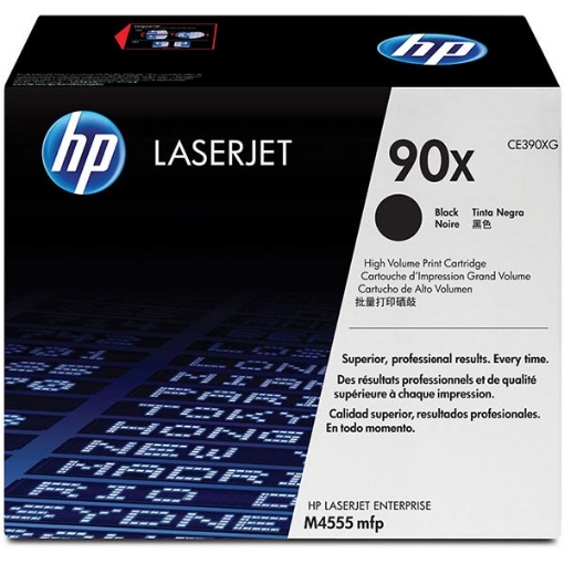 Picture of HP CE390XG (HP 90X) Black Smart Print Cartridge (24000 Yield)