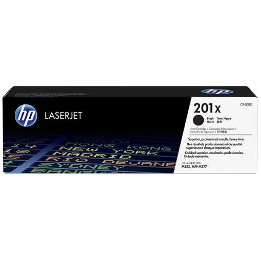 Picture of HP CF400X (HP 201X) High Yield Black Toner Cartridge (2800 Yield)