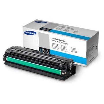 Show details for Samsung CLT-C506S Cyan Toner Picture of Samsung CLT-C506S Cyan Toner