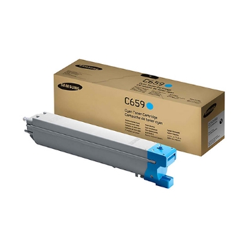Show details for Samsung CLT-C659S Cyan Toner Picture of Samsung CLT-C659S Cyan Toner
