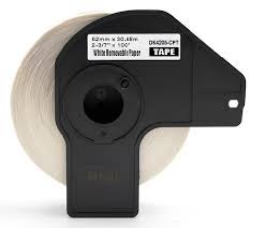 Picture of Compatible DK-4205 White 2.4'' x 100'/ 62mm x 30.4m Continuous Length Paper Tape (100' length)