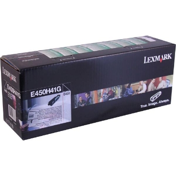 Show details for Lexmark E450H41 High Yield Black Toner Cartridge (11000 Yield) Picture of Lexmark E450H41 High Yield Black Toner Cartridge (11000 Yield)
