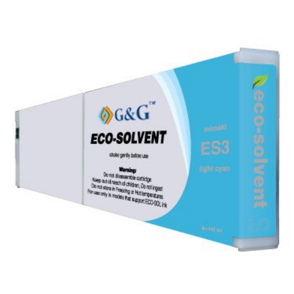 Picture of Compatible ES3 LC-440 Light Cyan Eco Solvent Ink (440 ml)