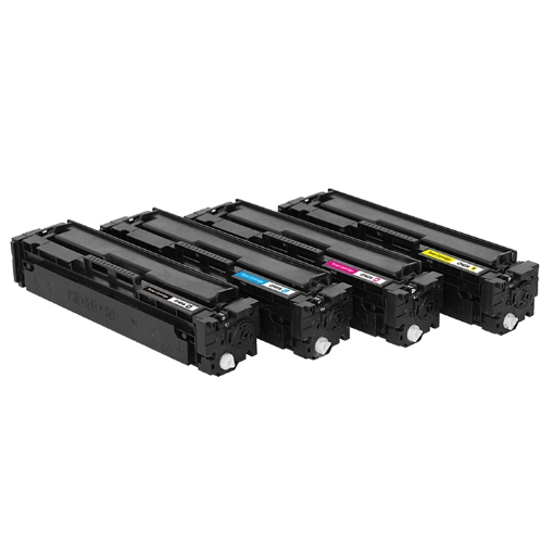 Picture of Bundled CF400X, CF401X, CF402X, CF403X (HP 201X) Black, Cyan, Magenta, Yellow Toner Cartridges