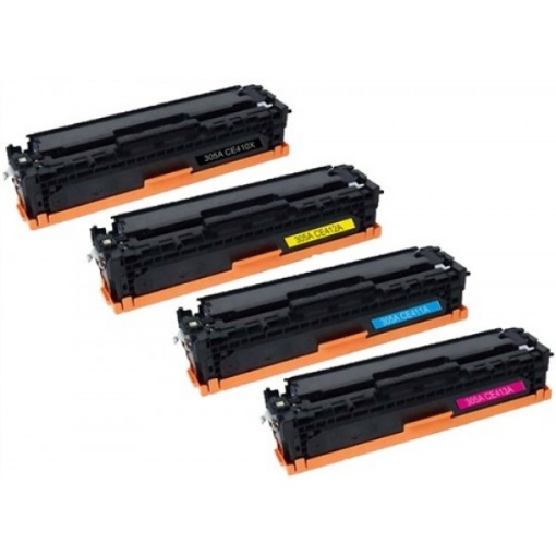Picture of Bundled CF210X, CF211X, CF212X, CF213X (HP 131X) Black, Cyan, Magenta, Yellow Toner Cartridges