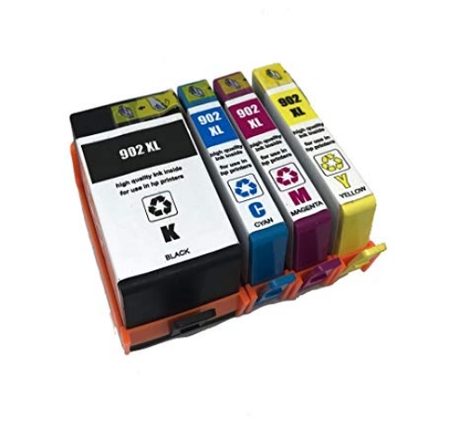 Picture of Bundled HP 910XL (3YL62AN,3YL63AN,3YL64AN,3YL65AN) Black, Cyan, Magenta, Yellow Ink Cartridges (825 Yield)