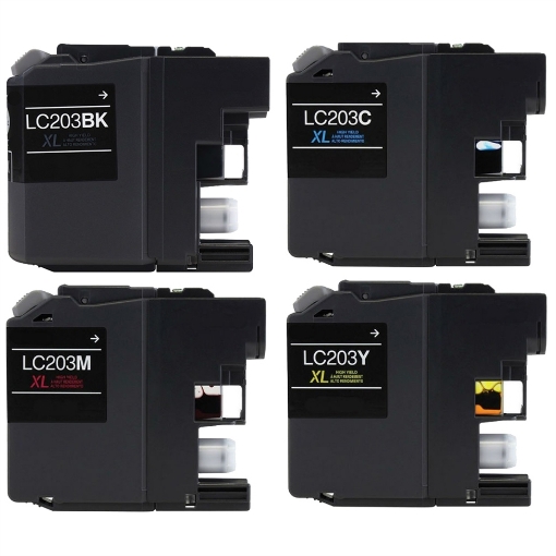Picture of Bundled LC-41BK (LC-41M) BK, C, M, Y Inkjet Cartridges