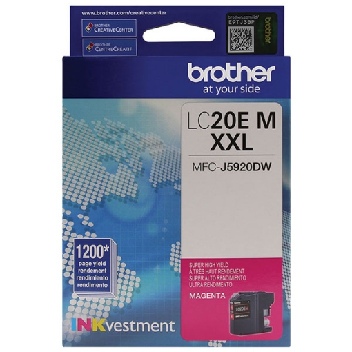 Picture of Brother LC-20EM High Yield Magenta Inkjet Cartridge (1200 Yield)