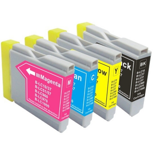 Picture of Bundled LC-61BK (LC-61M) BK, C, M, Y Inkjet Cartridges
