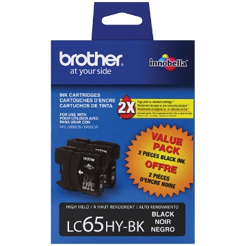 Show details for Brother LC-652PKS Black Ink Cartridge (900 x 2) Picture of Brother LC-652PKS Black Ink Cartridge (900 x 2)