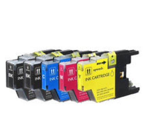 Picture of Bundled LC-79BK (LC-79M) High Yield BK, C, M, Y Inkjet Cartridges