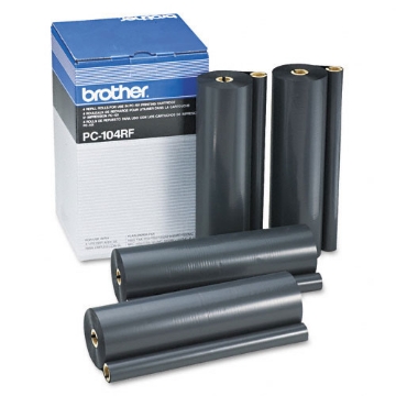Show details for Brother PC-104RF Black Thermal Transfer Refill Rolls (4/box) Picture of Brother PC-104RF Black Thermal Transfer Refill Rolls (4/box)